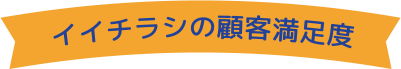 イイチラシの顧客満足度