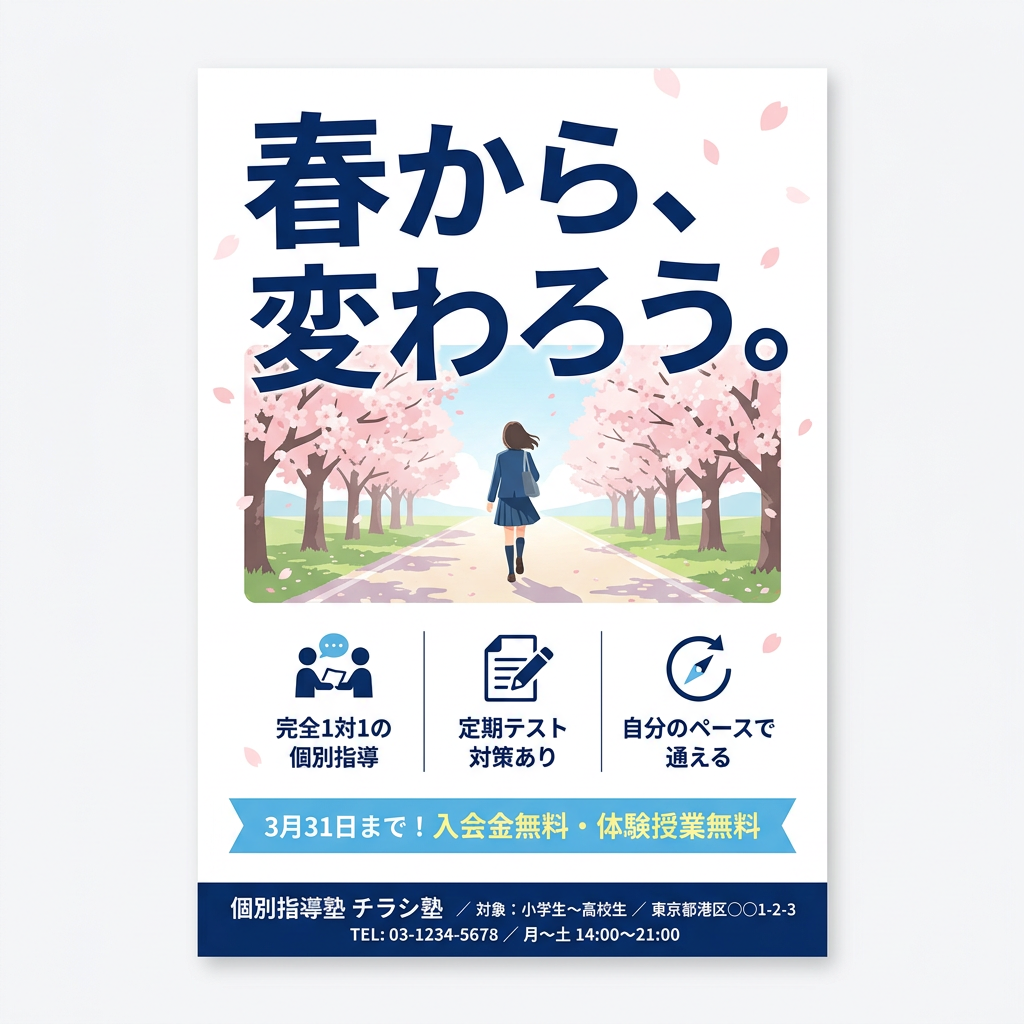 Gammaで生成したチラシ
